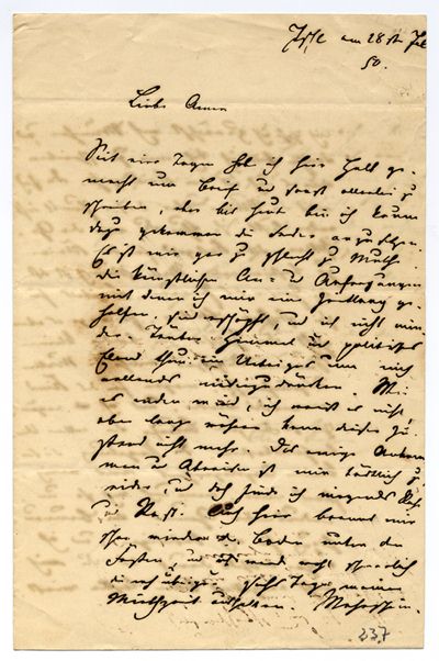 Brief August Ludwig von Rochaus 1